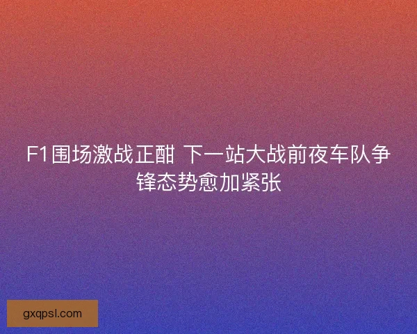 F1围场激战正酣 下一站大战前夜车队争锋态势愈加紧张 F1围场激战正酣 下一站大战前夜车队争锋态势愈加紧张